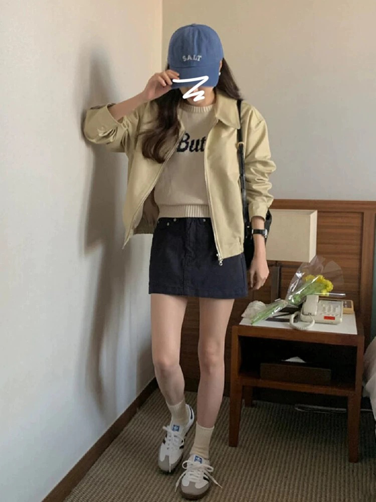 (非图片款）小乐家外套女装工厂样衣尾货休闲百搭复古宽松
