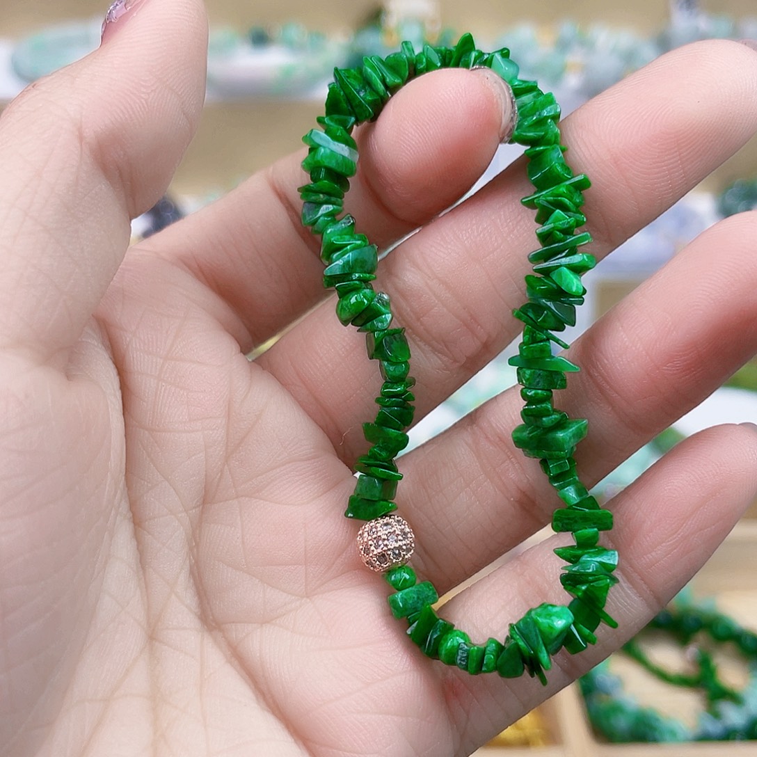 翡翠未镶嵌手链手链