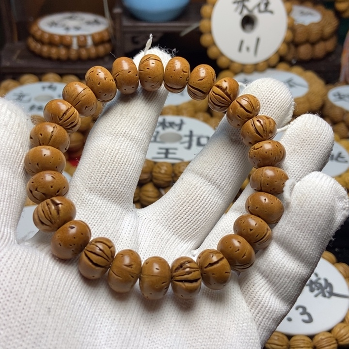 桃核手串蟠桃小光珠