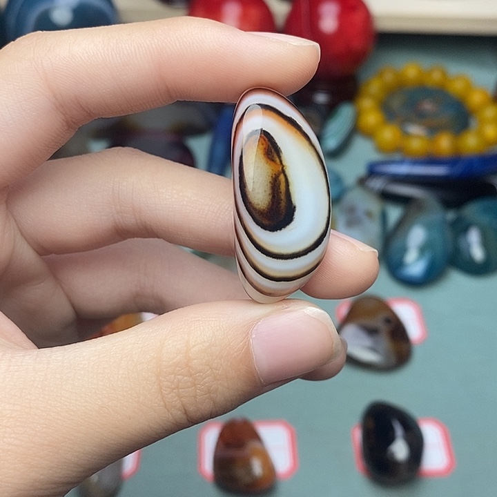 玛瑙/玉髓未镶嵌吊坠(不含链)