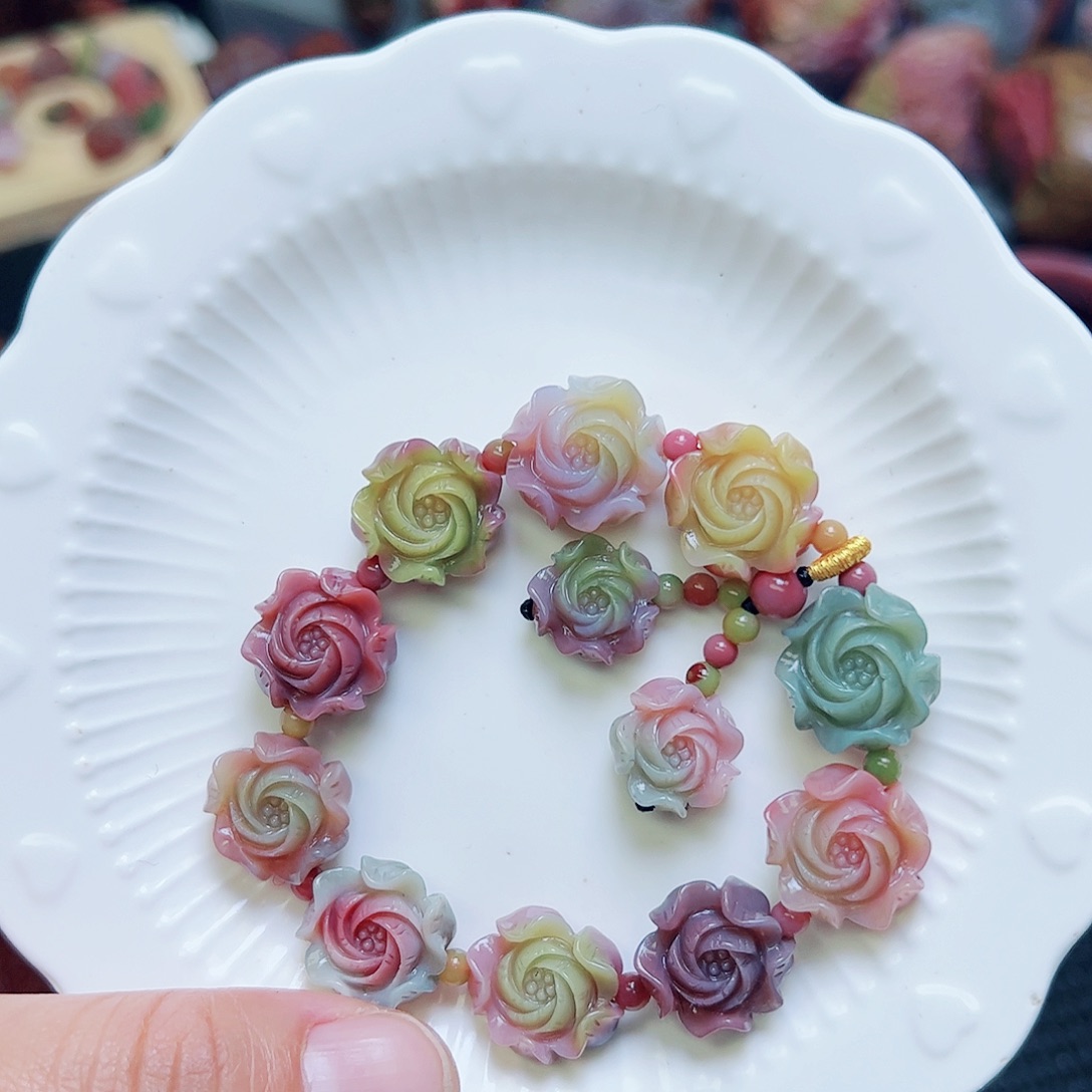 玛瑙/玉髓手串未镶嵌用****2