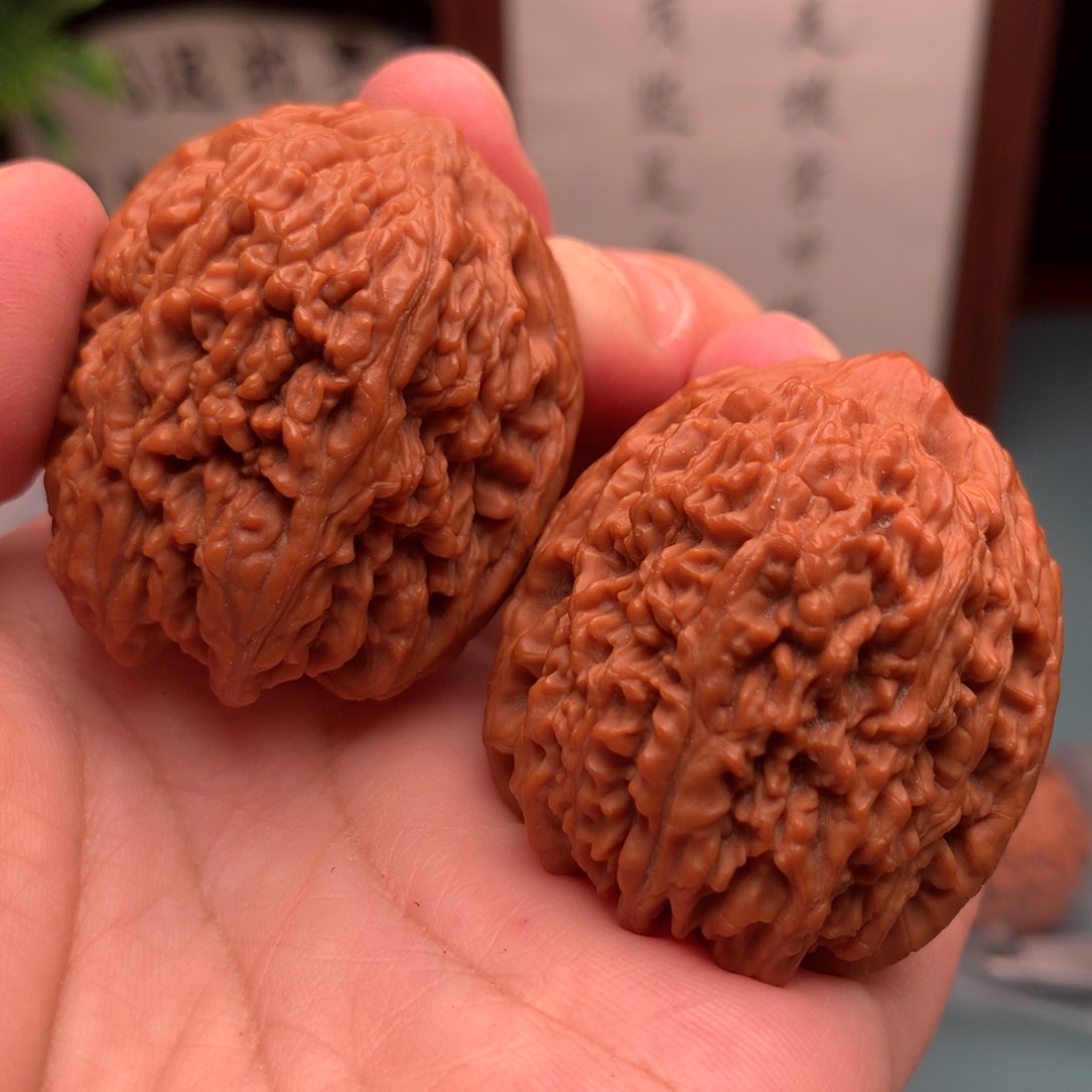 把件文玩核桃淡*蒜头19