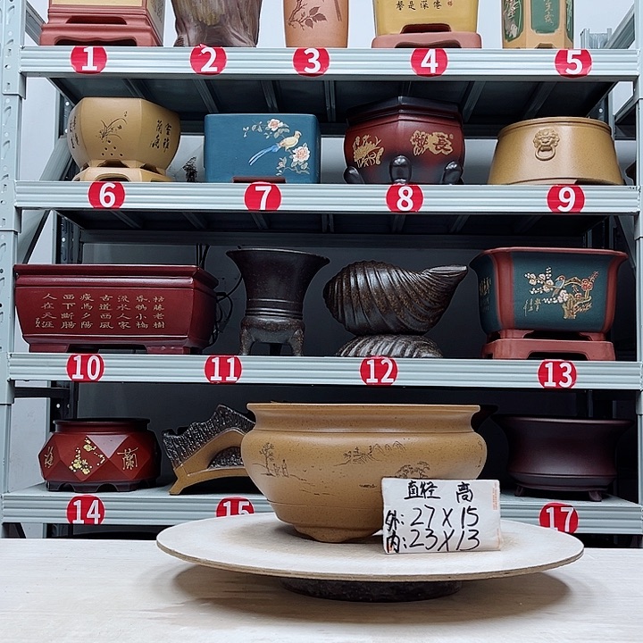 紫砂花盆紫砂花盆