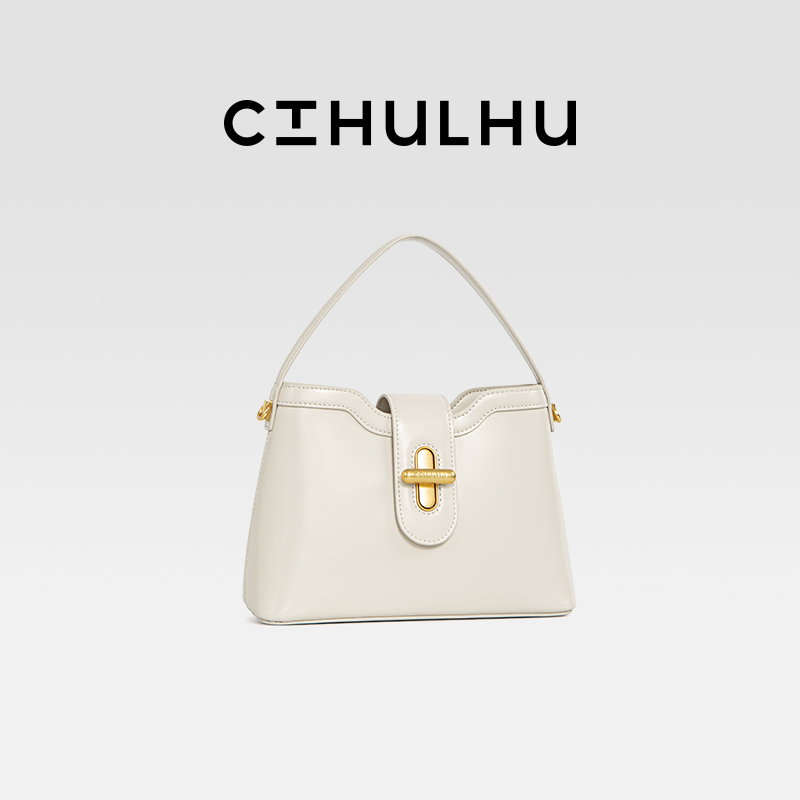CTHULHU【慕斯锁扣包】CT505B266韩国小众品牌时尚经典百搭包包LL