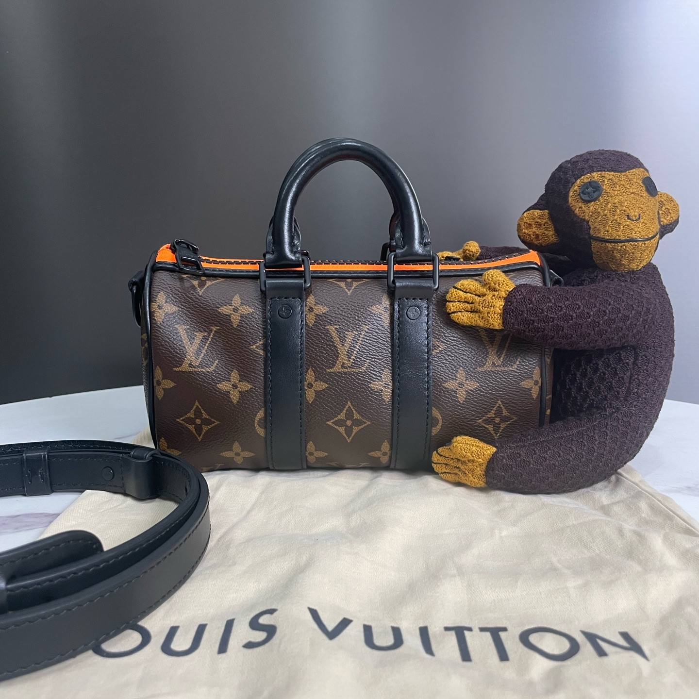 99新 LouisVuitton/路易威登 芯片款，keepall nano秀款16223785