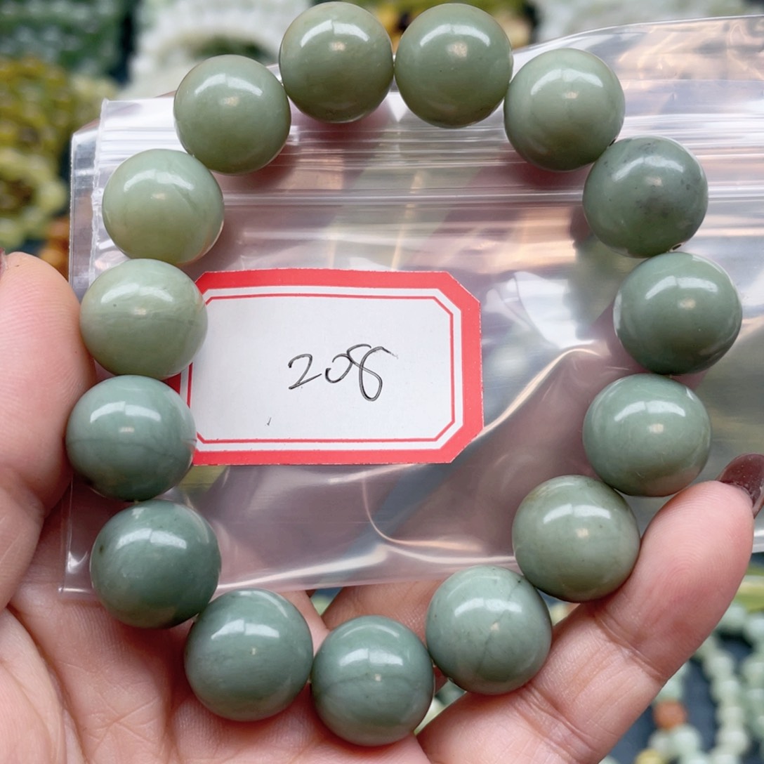 未镶嵌蛇纹石玉手串