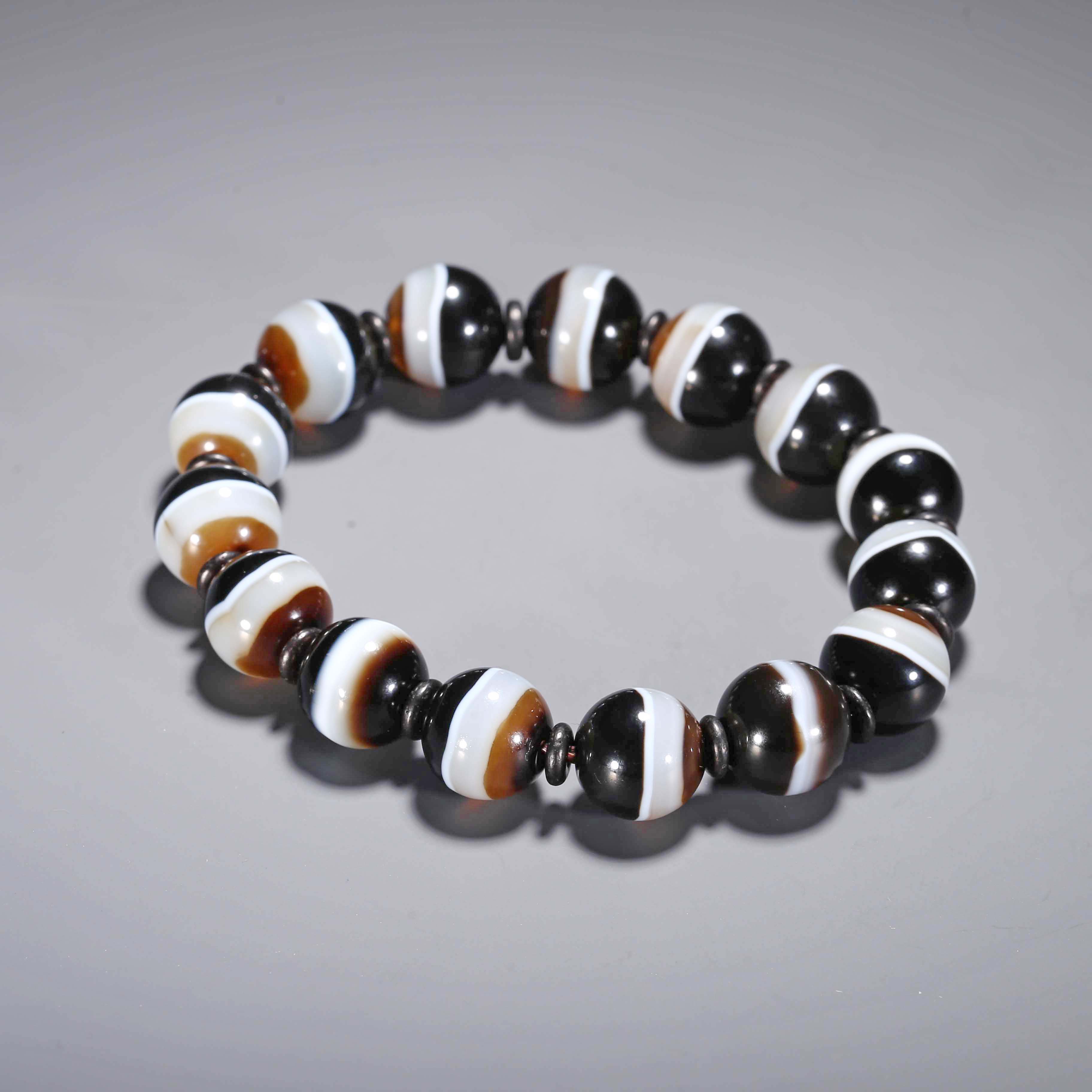 【济文阁】JZYM20121069民国 药师玛瑙手串