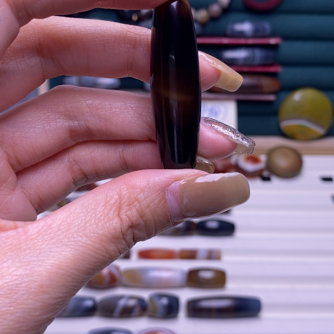 随***风玛瑙/玉髓合金颈饰