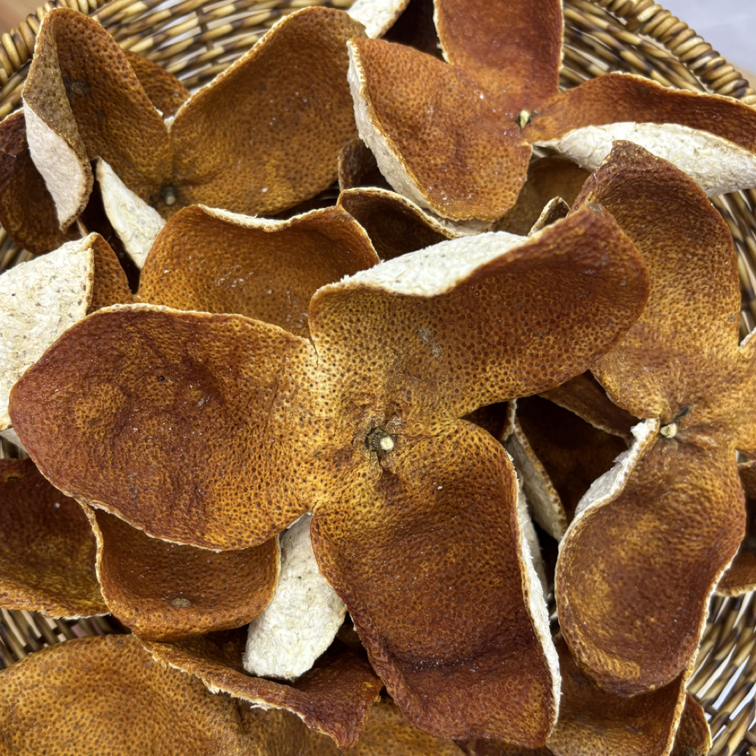 【广西浦北陈皮】2024年冬后大红皮（转色中）18年树龄