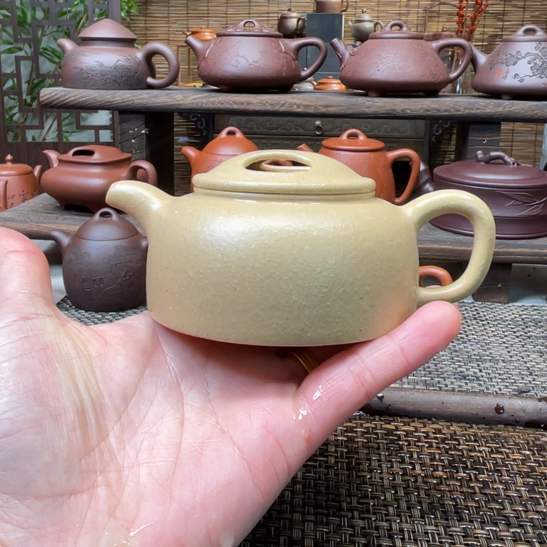 紫砂茶壶宜兴原矿紫砂手工制180
