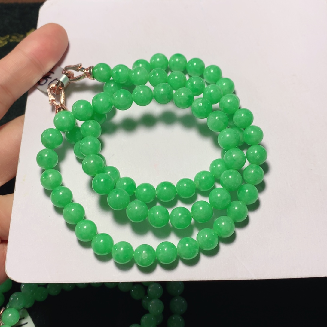 翡翠未镶嵌颈饰缅甸翡翠