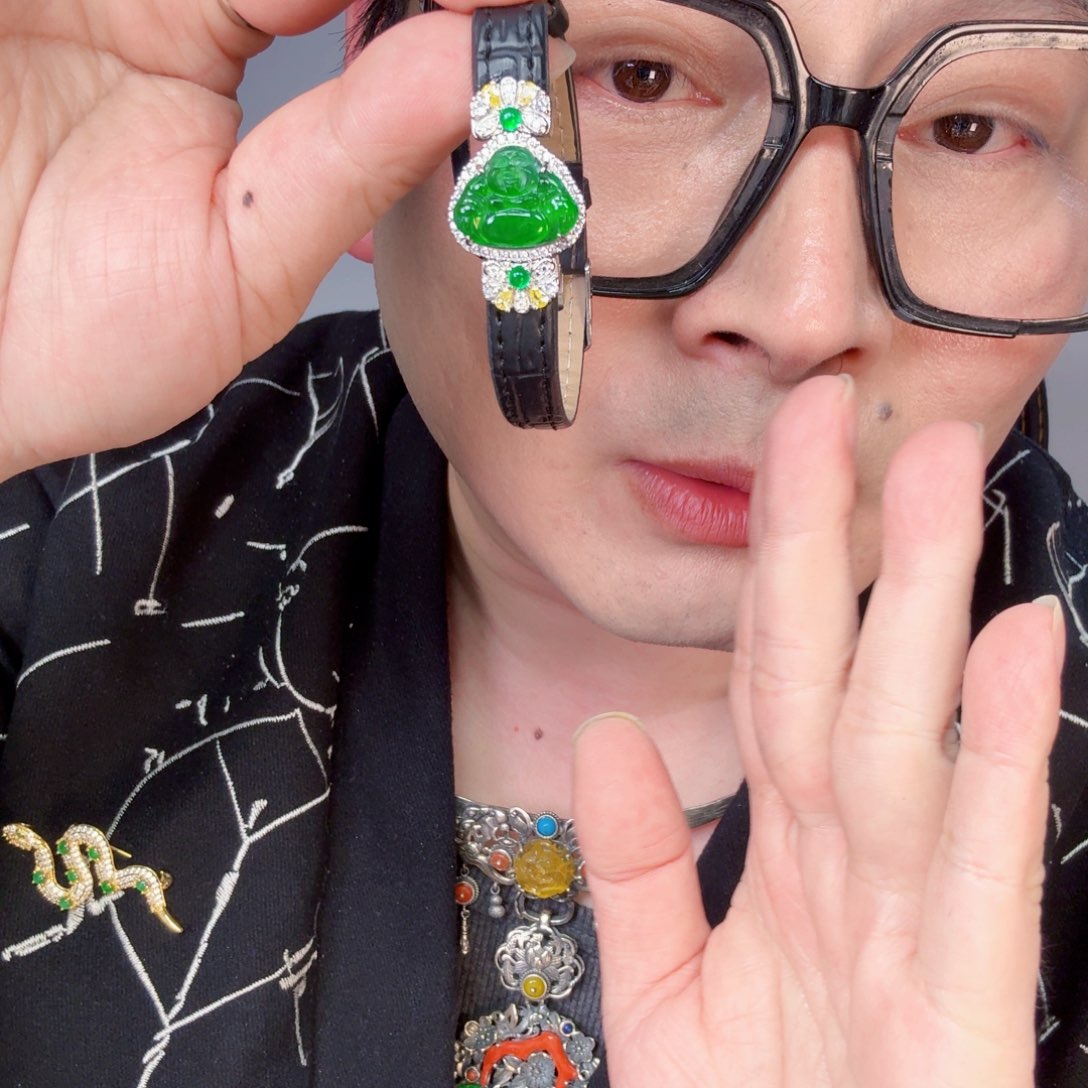 翡翠颈饰未镶嵌一个