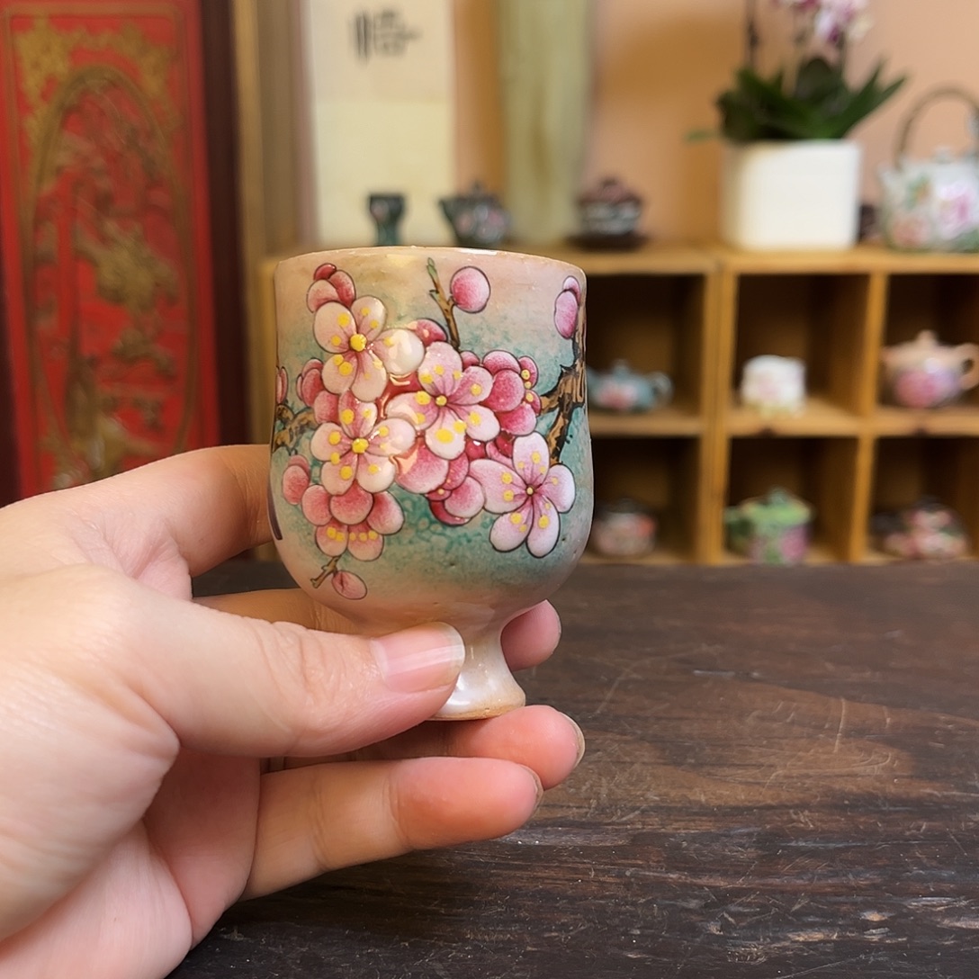 柴烧手工手绘陶瓷