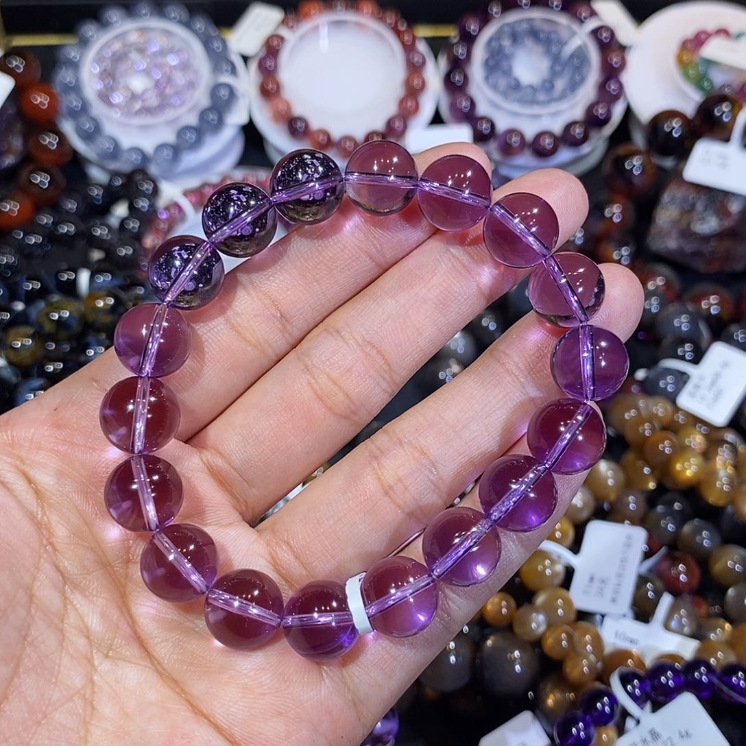 水晶手链未镶嵌幼*11.6mm左右