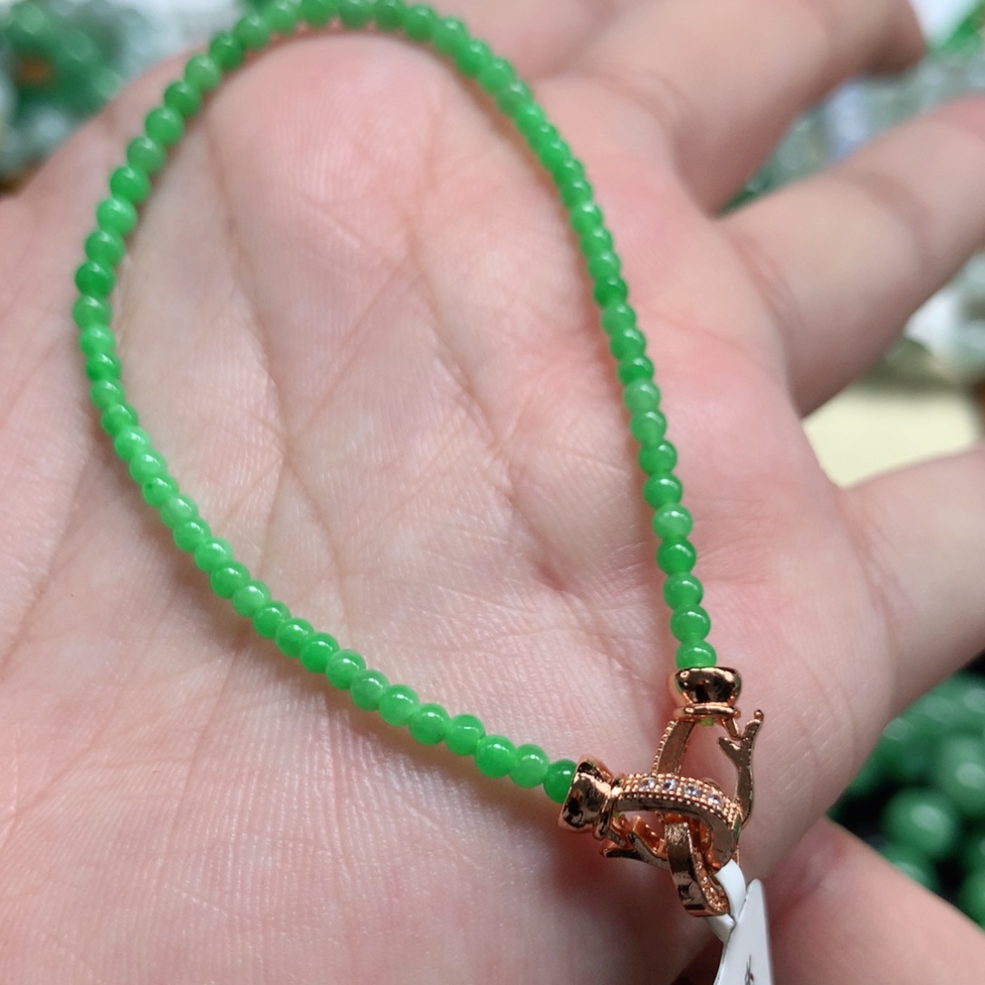 手链翡翠未镶嵌翡翠