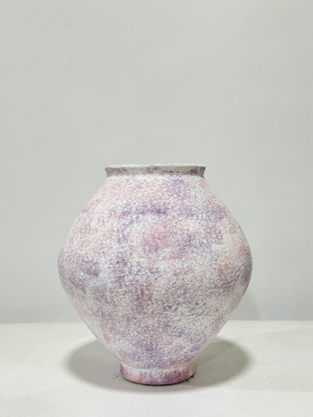 言言家 莫奈紫手工陶艺水培花瓶