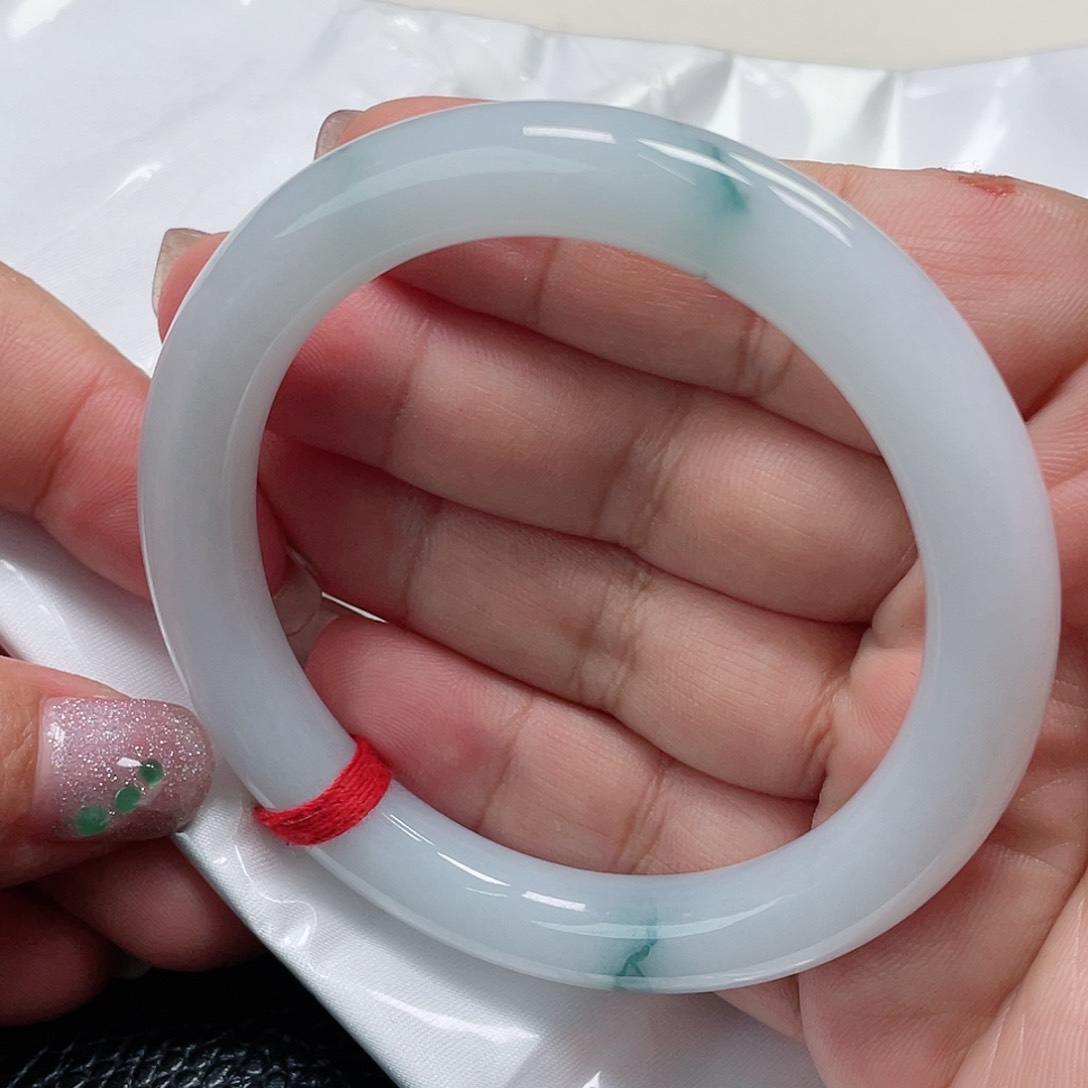 未镶嵌手镯翡翠缅甸翡翠手镯56圈