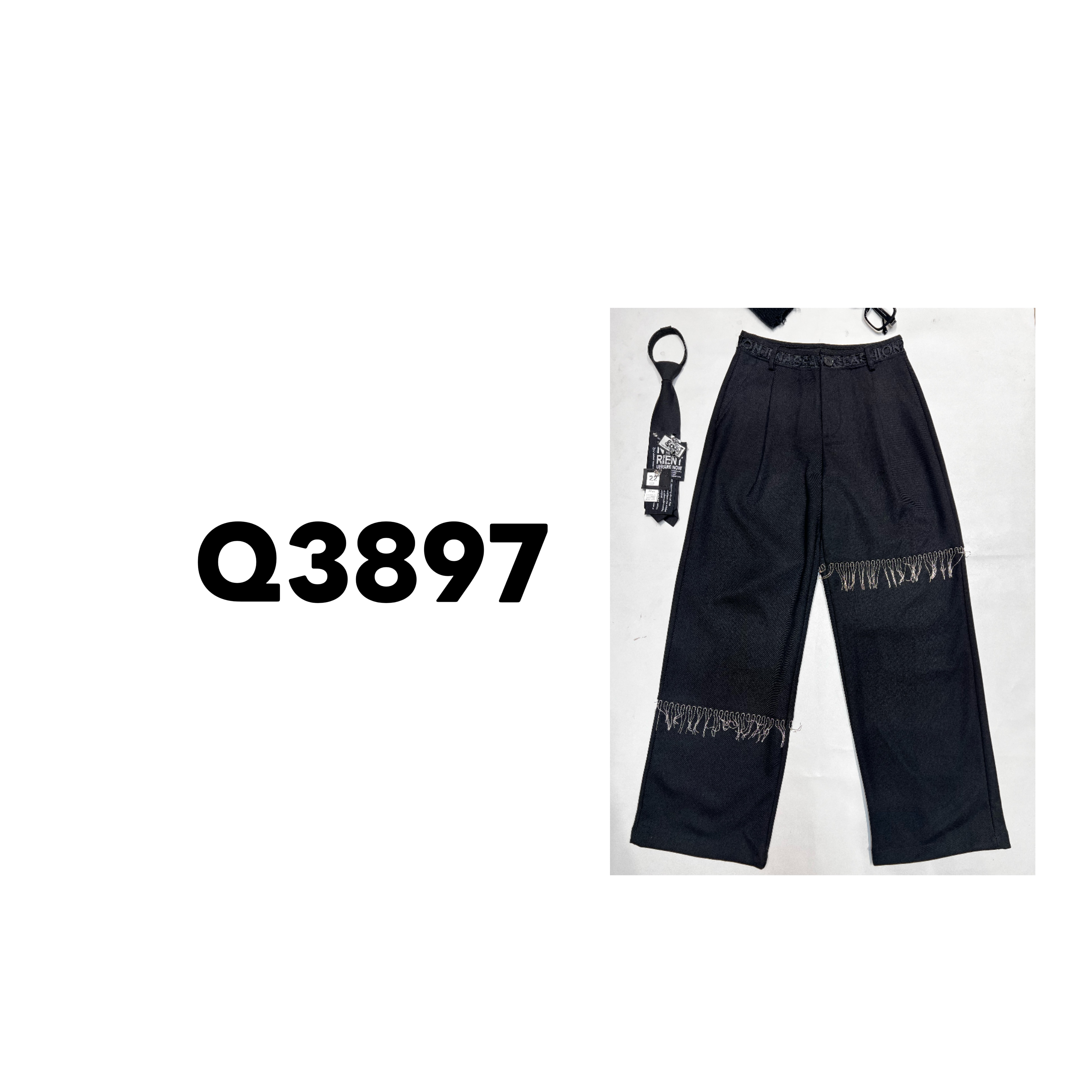 Q3897深圳南油小众原CHuang时尚减龄酷飒显瘦潮牌女装