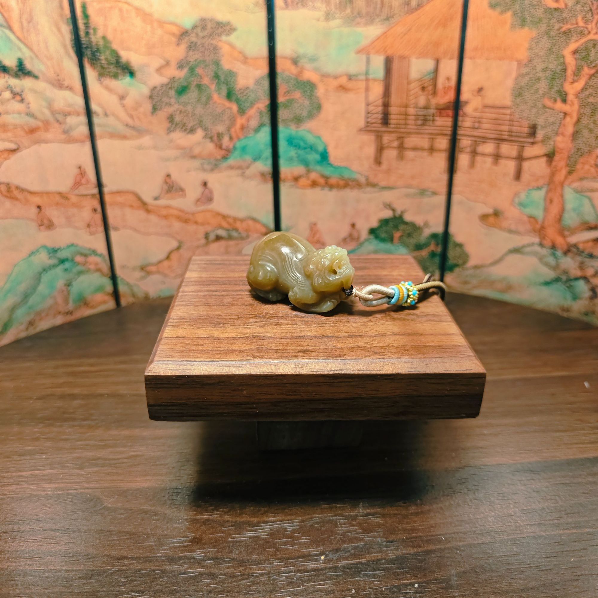 B和田玉貔貅吊坠0493