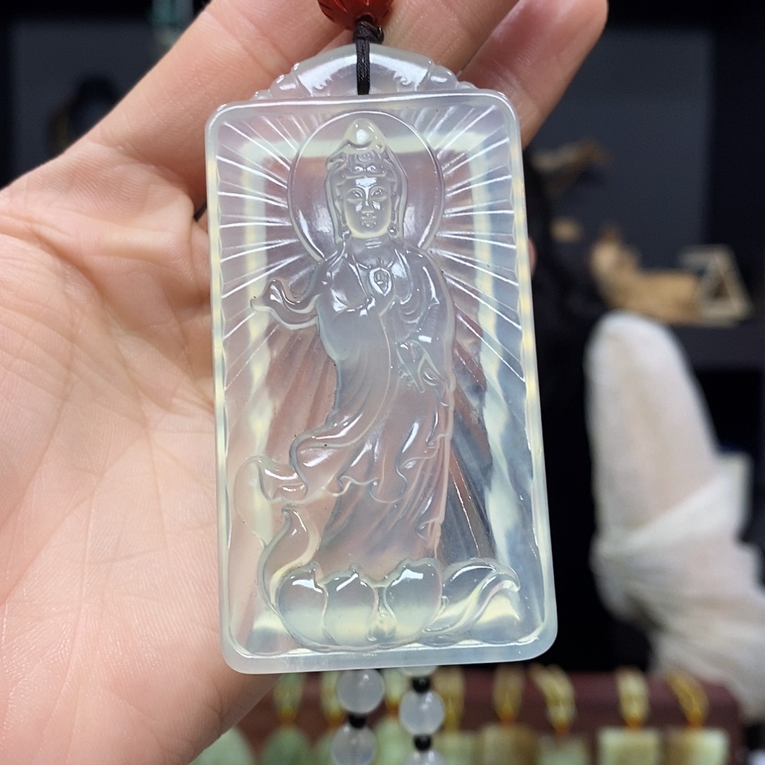 岫玉挂件吊坠未镶嵌