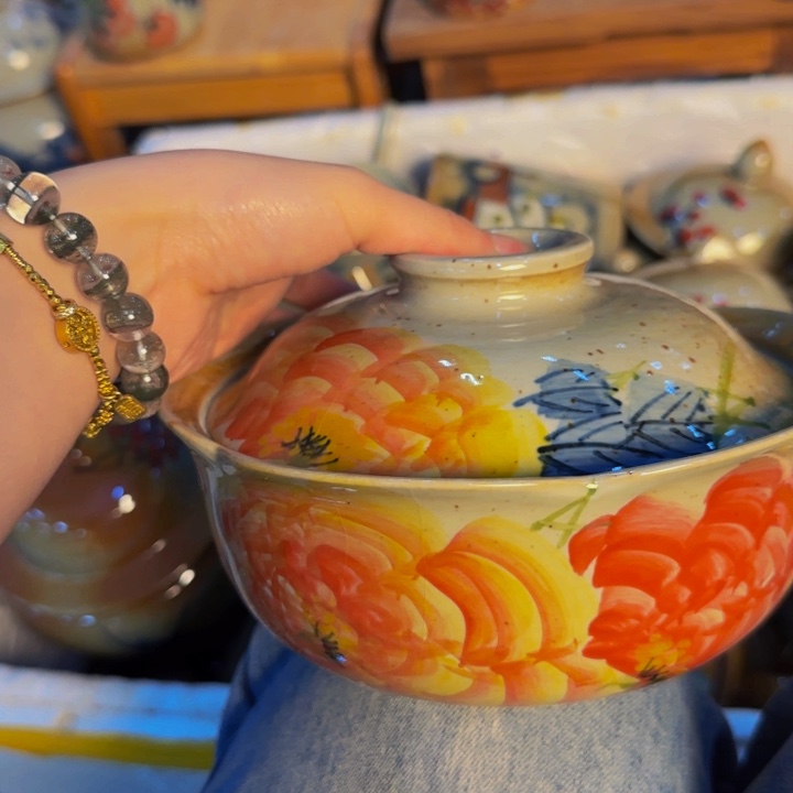瓷片景德镇陶瓷手工手绘