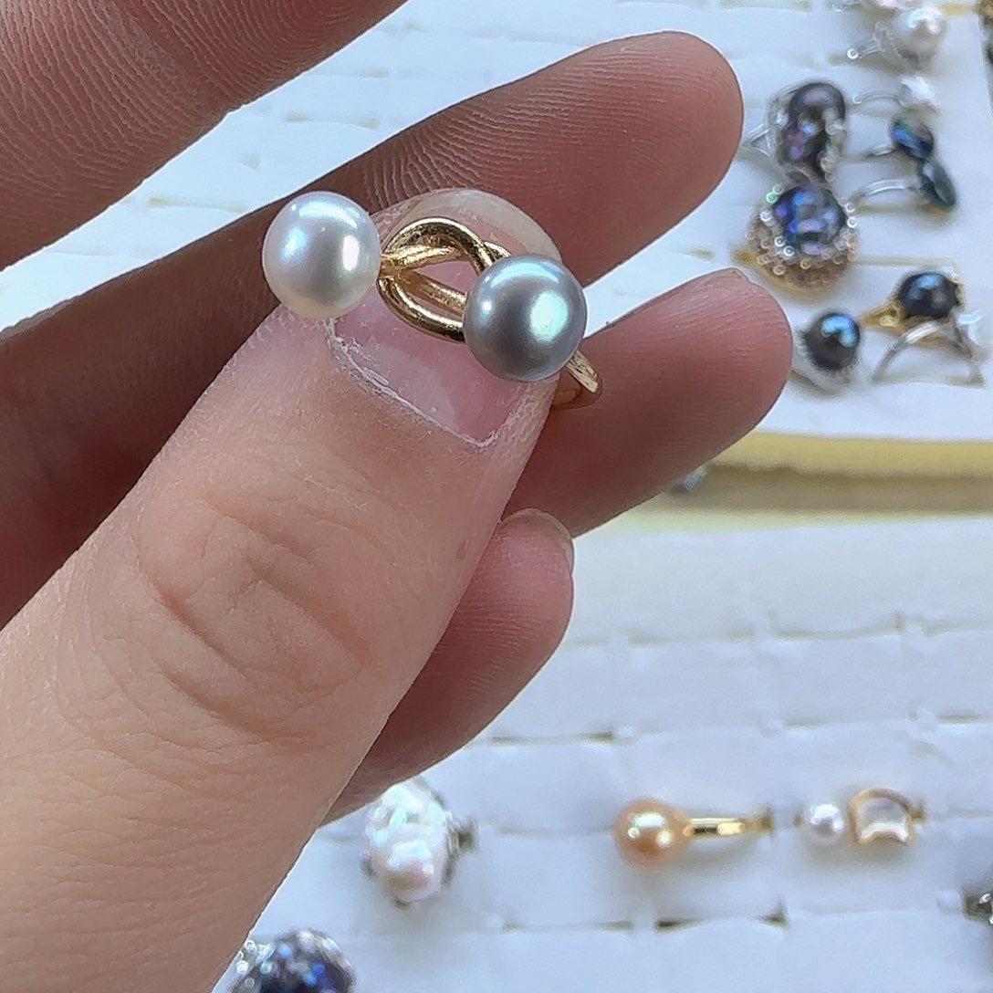 未镶嵌项链定制多样性发货发其一374淡水珍珠