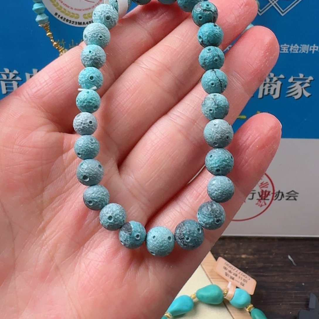 绿松石珠宝奇石未镶嵌