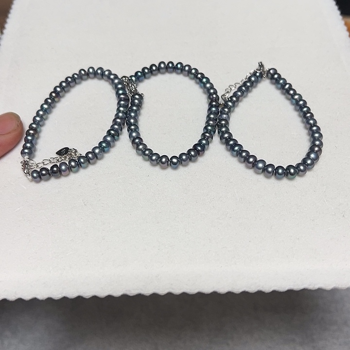 钛钢淡水珍珠手绳
