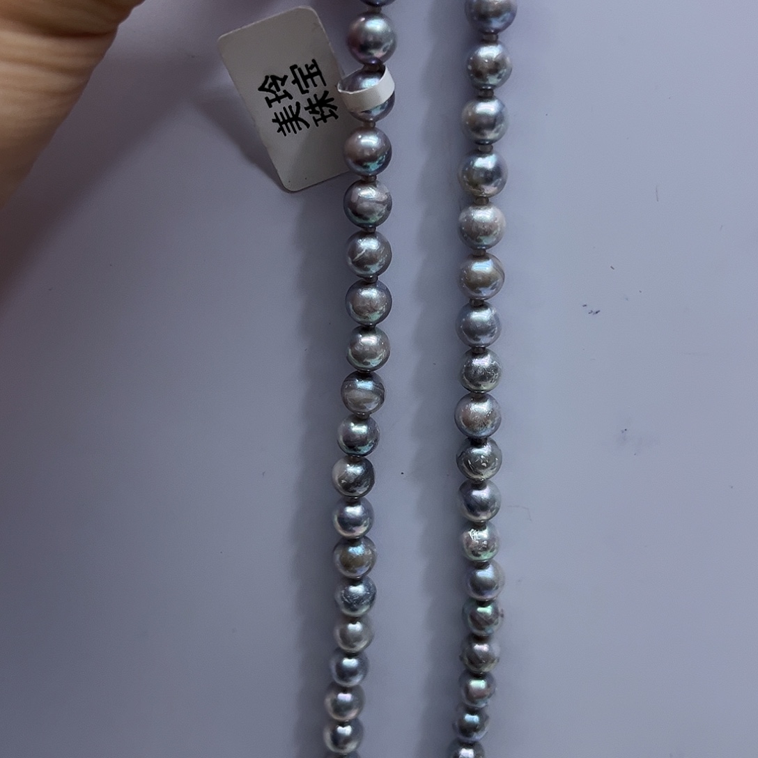 海水珍珠颈饰银S925镶嵌