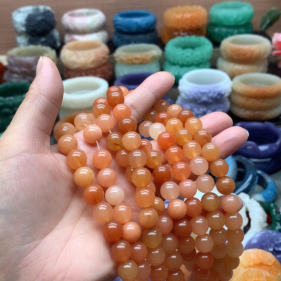 毛衣链未镶嵌石英质玉