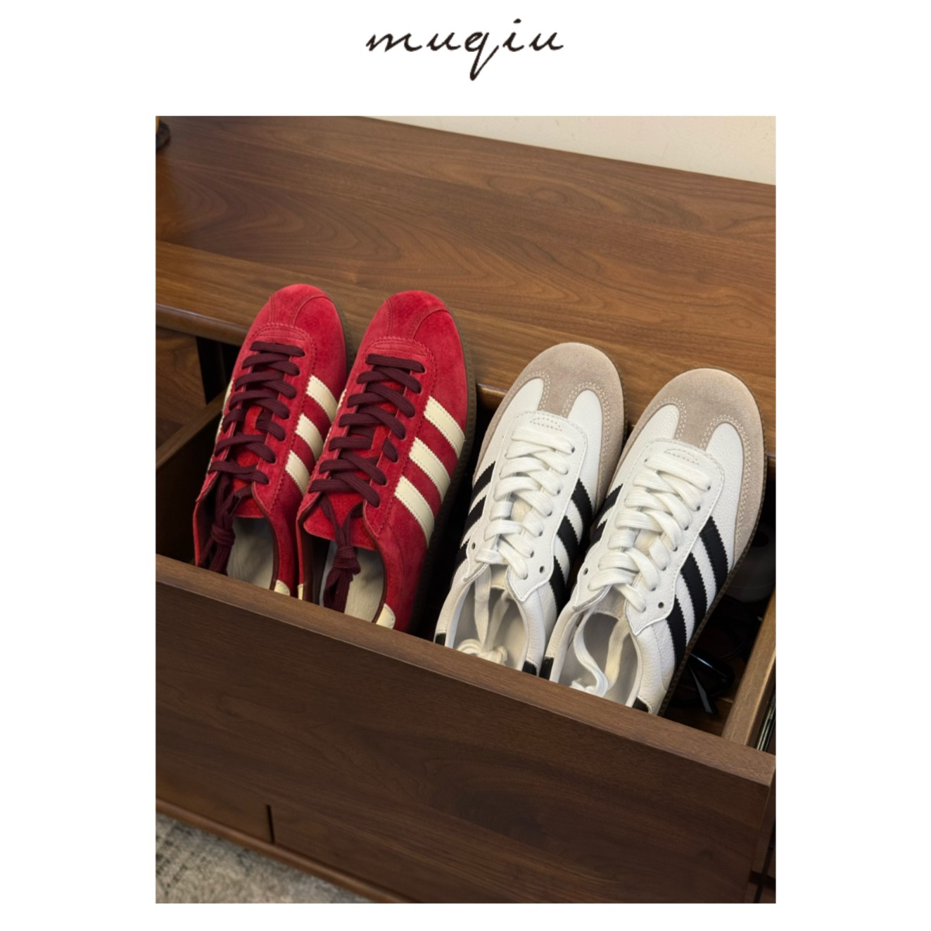 Micah aure【漫步】~ 头层牛皮德训系列运动鞋