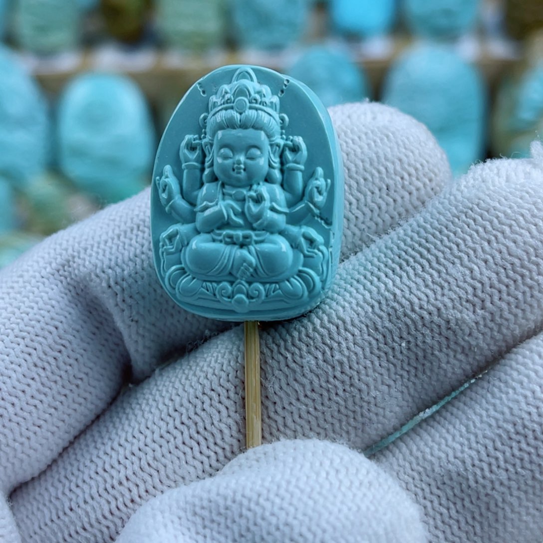 绿松石未镶嵌珠宝奇石