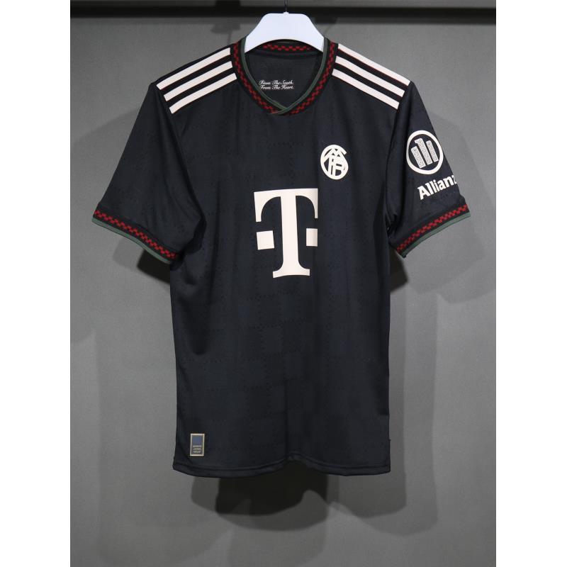 25/26拜仁二客场短袖球员版足球服速干运动服