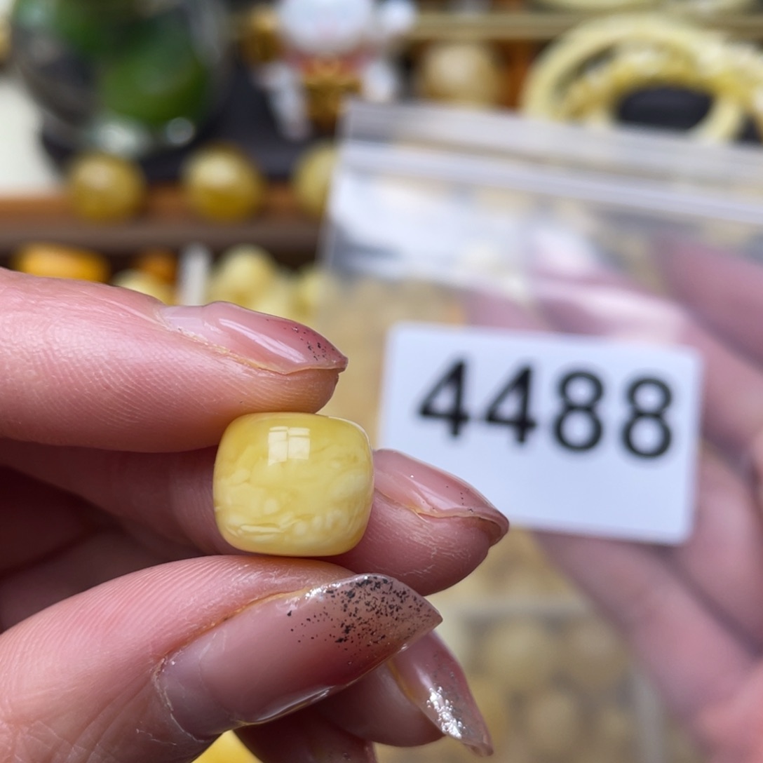 蜜蜡珠宝奇石未镶嵌粉11.6