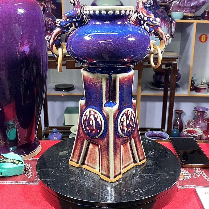 瓶中国神垕精品钧瓷