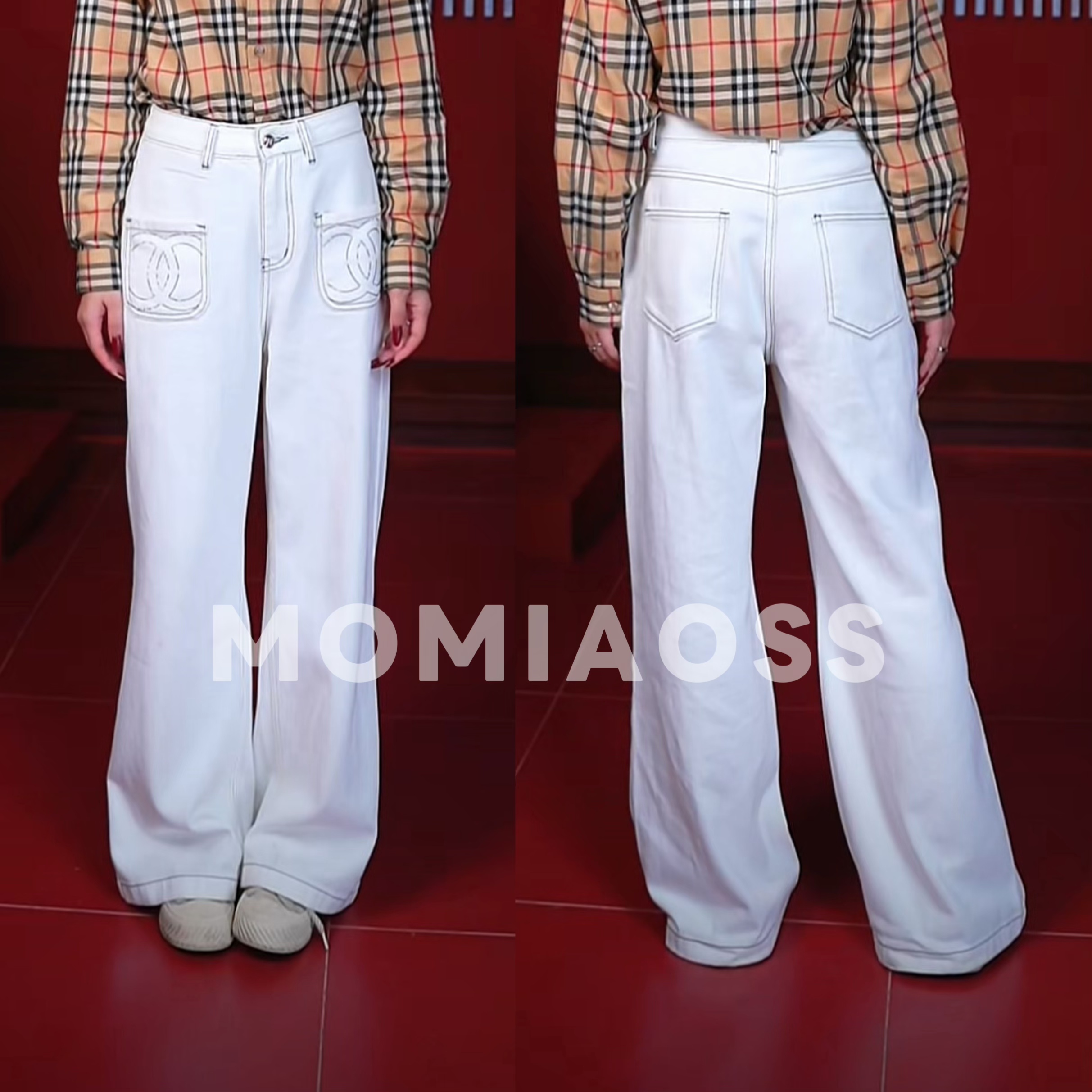 【59】白色牛仔裤主播同款WQ250700