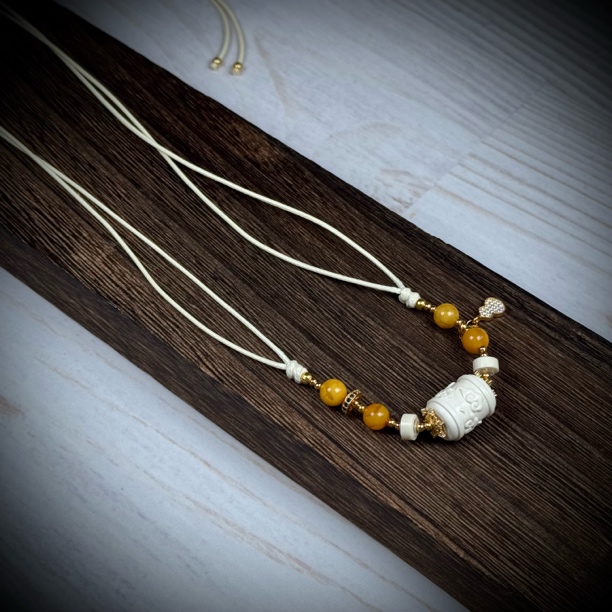 H23-61天然猛犸牙 祥云吊坠约11*14mm支持鉴定假一罚十