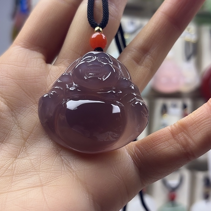 茫***然玛瑙/玉髓未镶嵌颈饰