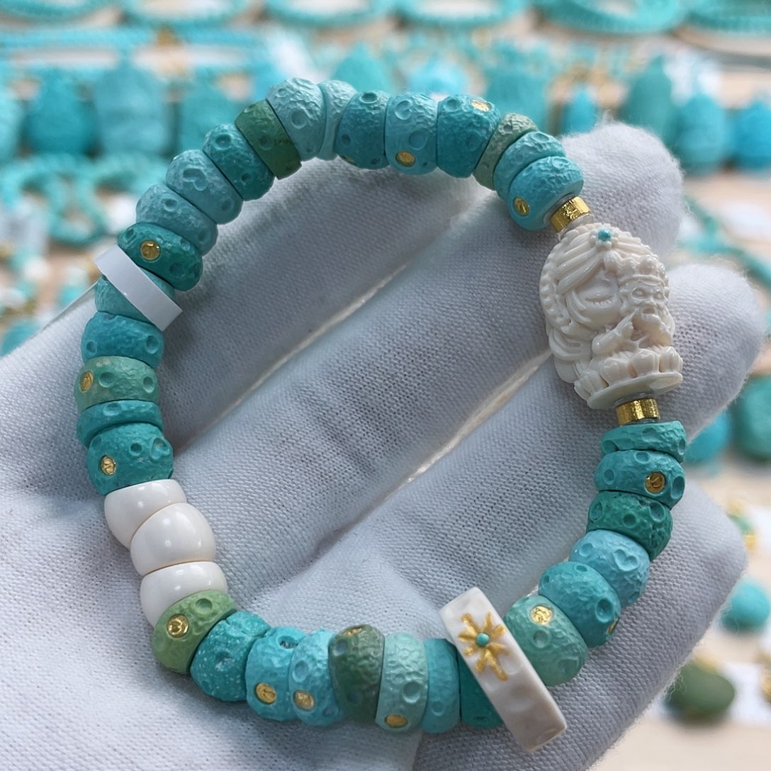 绿松石珠宝奇石未镶嵌