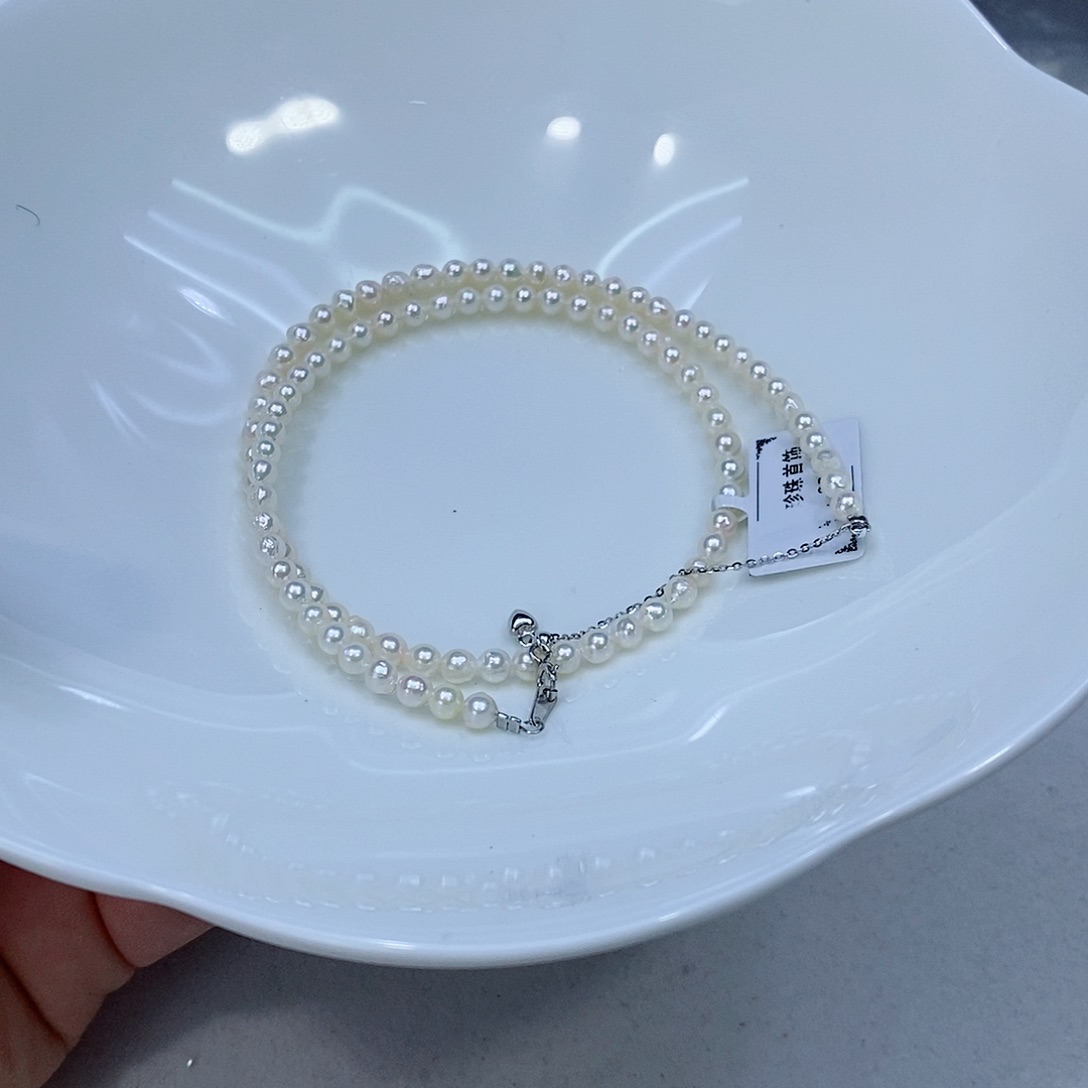 海水珍珠颈饰银S925镶嵌