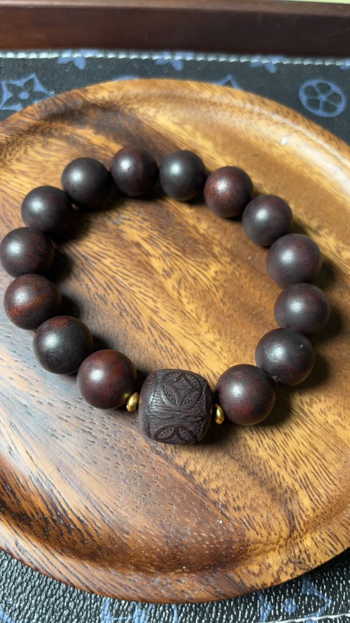 z47 沉木单圈素珠