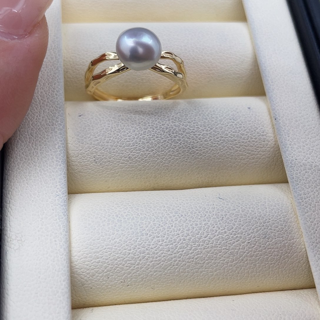 银S925镶嵌海水珍珠颈饰