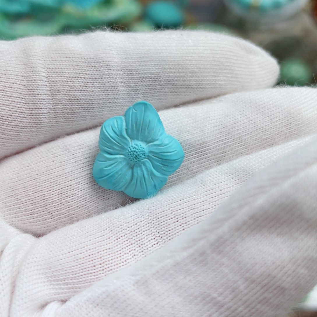 绿松石珠宝奇石未镶嵌