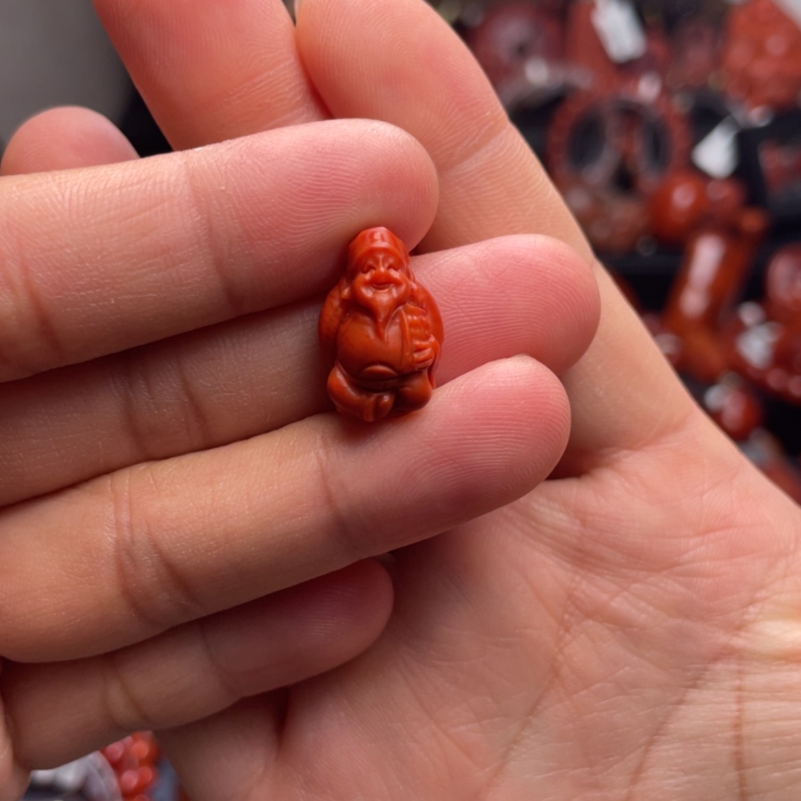 【闪购商品】未镶嵌财神爷南红玛瑙