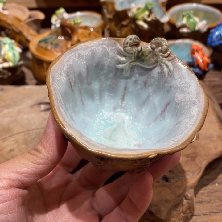 手工制作陶瓷茶具仿生茶器
