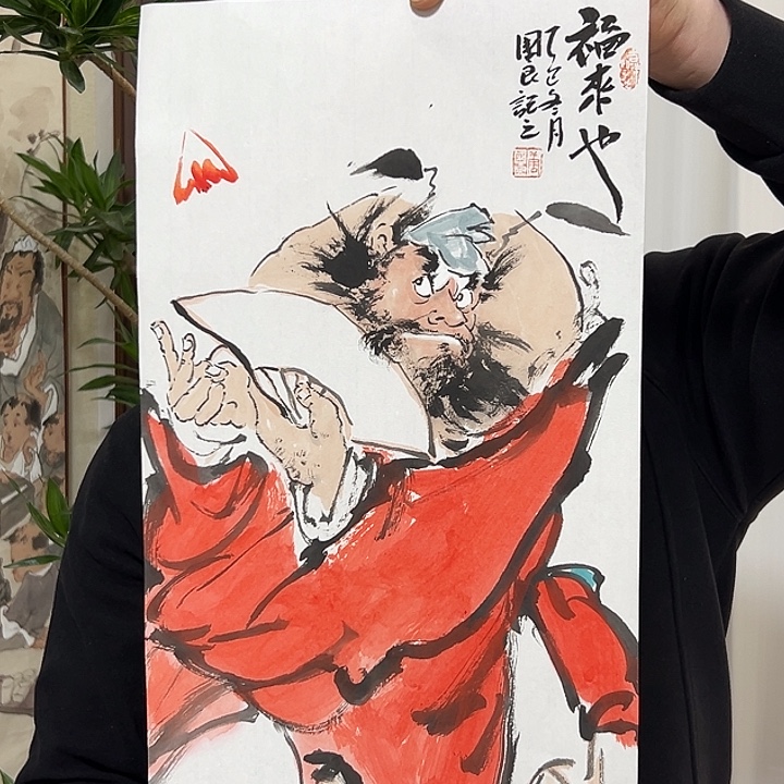 国画唐国良 手绘原创