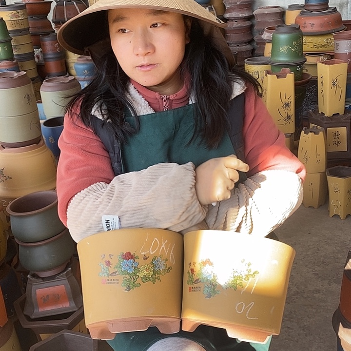 紫砂花盆紫砂花盆