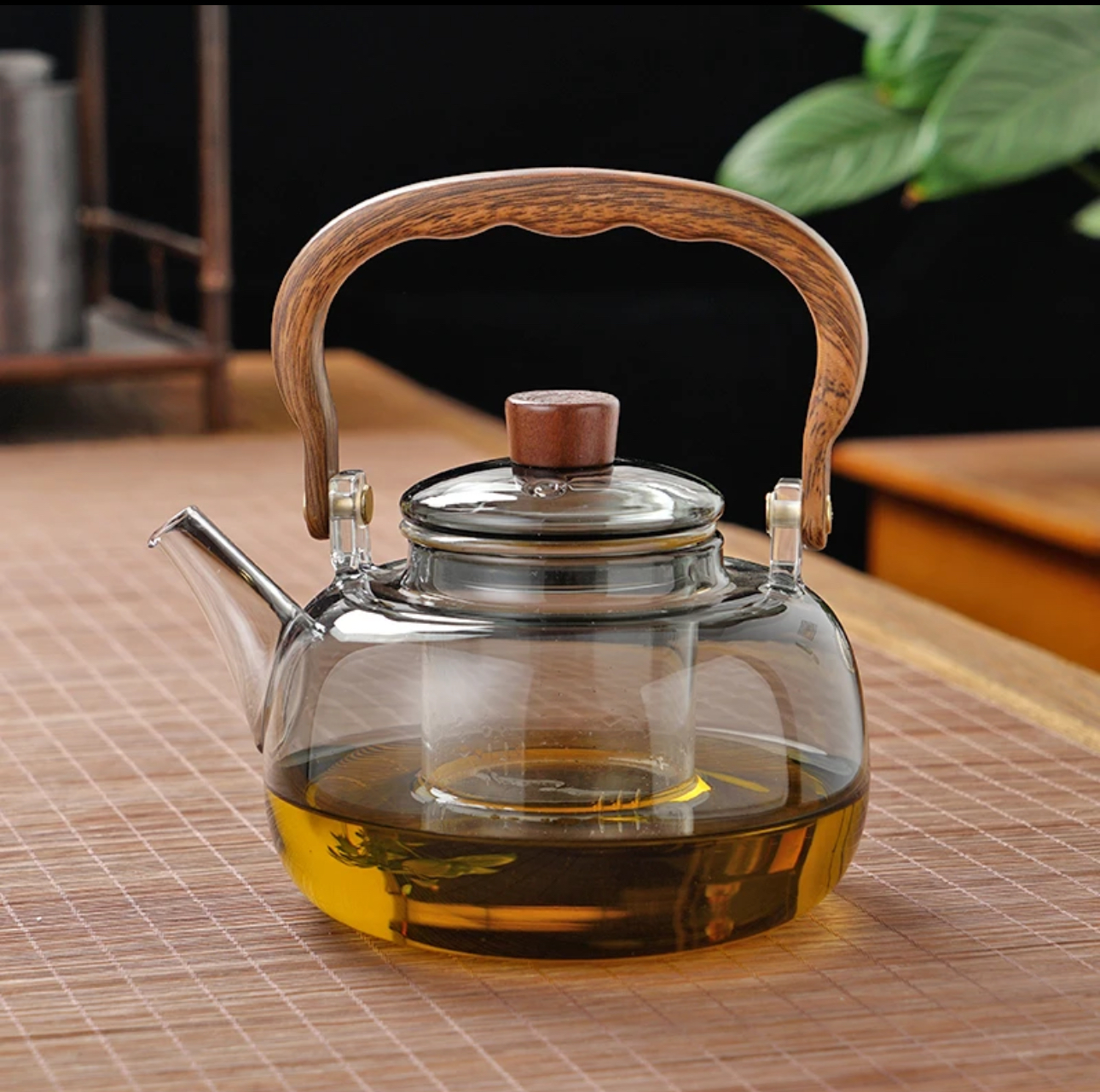 玻璃茶壶茶具带内胆可过滤家用大容量加厚煮水耐热手工