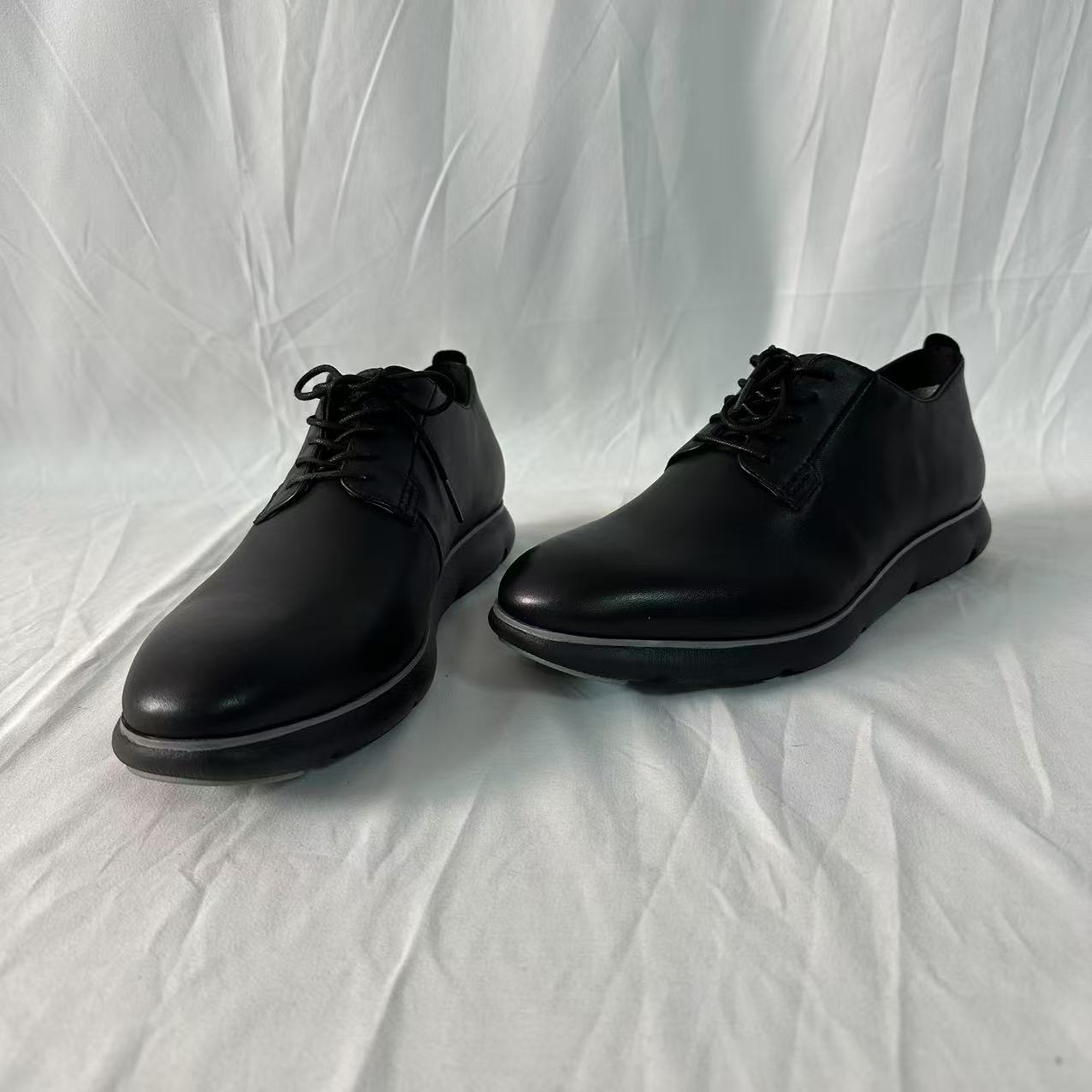 Sweet DD黑色男士系带休闲皮鞋/KH