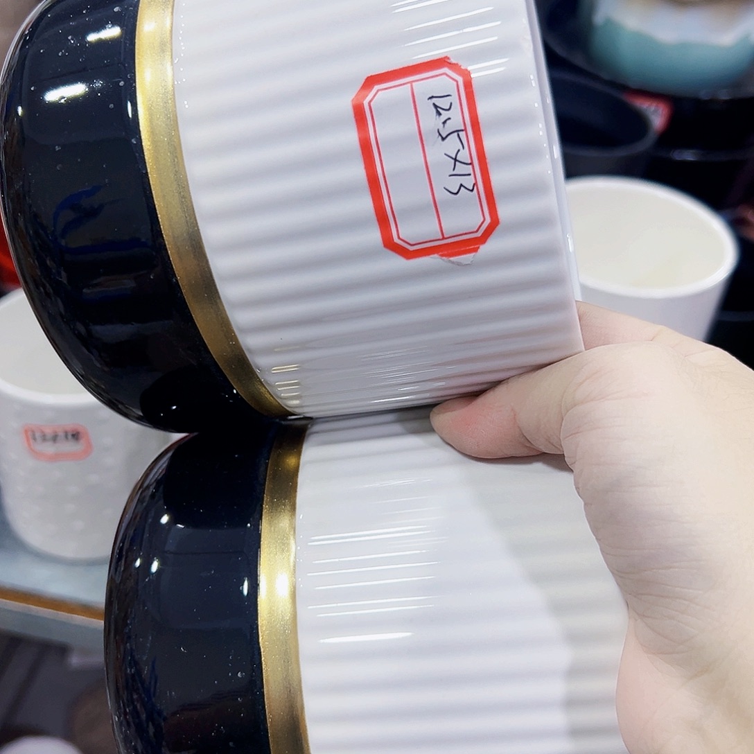 有孔外贸尾单陶瓷花盆凑单10米包邮